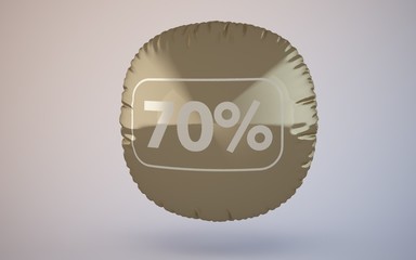 golden balloon  70 percent