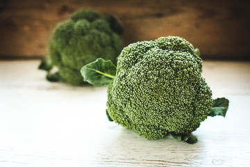 fresh green broccoli