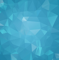 Fototapeta na wymiar Polygonal Mosaic blue Background Vector illustration Business De