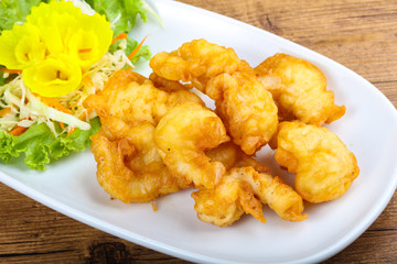 Squid tempura