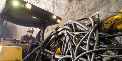 Gold mining underground