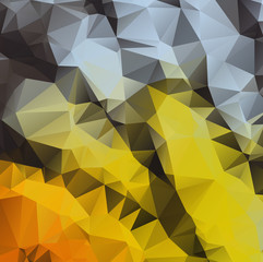 Multicolor polygonal illustration.Geometric background Triangula