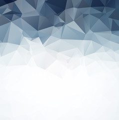 White and Blue background polygonal design Light Color white ill