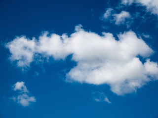 blue sky with cloud
