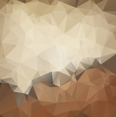 Abstract low poly background  triangle, mosaic pastel color colo