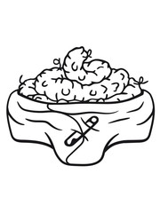 Windel baby child wrap changing droppy shit shit killer freak comic cartoon funny