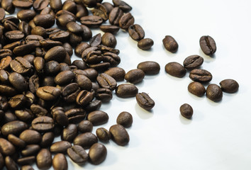 Barista making a cup of coffee