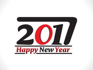abstract artistic new year text