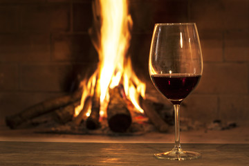 Vino al caminetto
