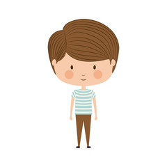 Boy cartoon icon. Kid childhood little people and person theme. Isolated design. Vector illustration