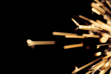 Closeup Background of Shiny Holiday Sparkler