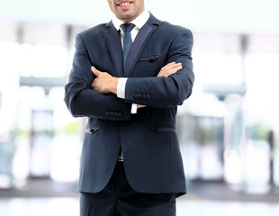 Businessman in contemporary office