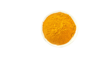 Turmeric powder and turmeric in bowl