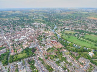 Stratford-upon-Avon Aerial Shot, UK