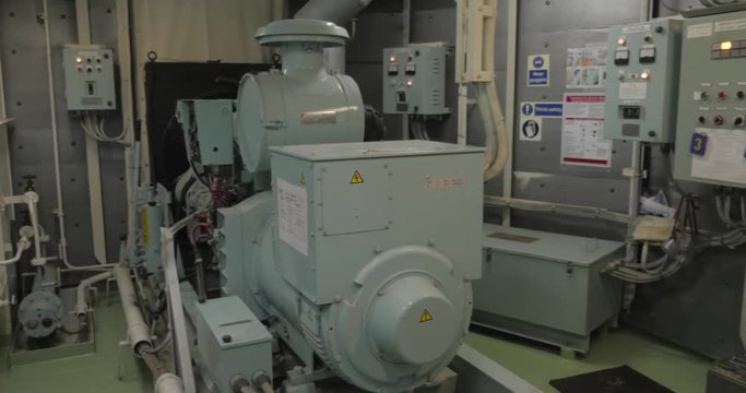 Emergency diesel generator of ship