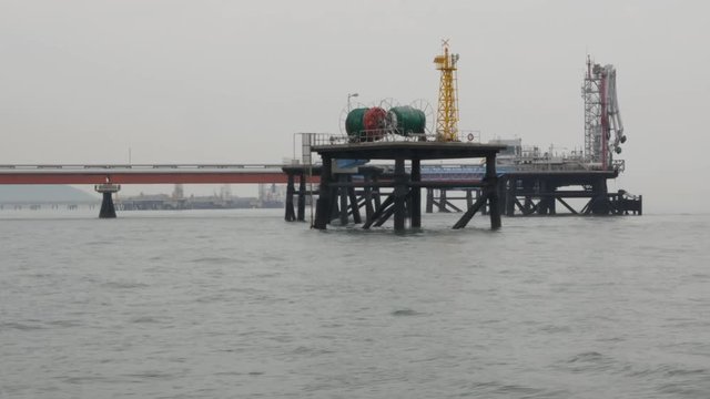 Jetty of petrochemical marine terminal