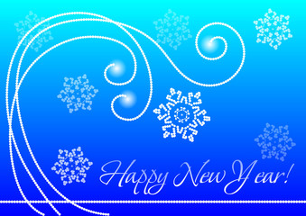 Blue Christmas background