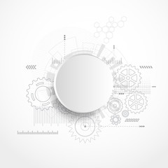 Abstract Technology Background