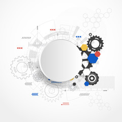 Abstract Technology Background