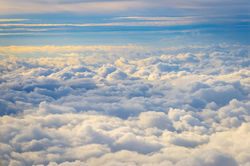 Fototapeta na wymiar Aerial Sky and Clouds Background using for Wallpaper