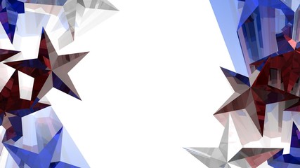 Obraz premium Stars 3D illustration