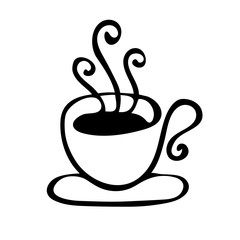 Vector illustration of coffee cup 