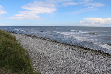 Smygehuk beach summer in Sweden 