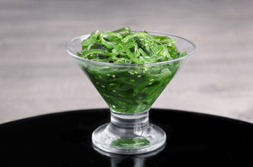Seaweed in a glass vase