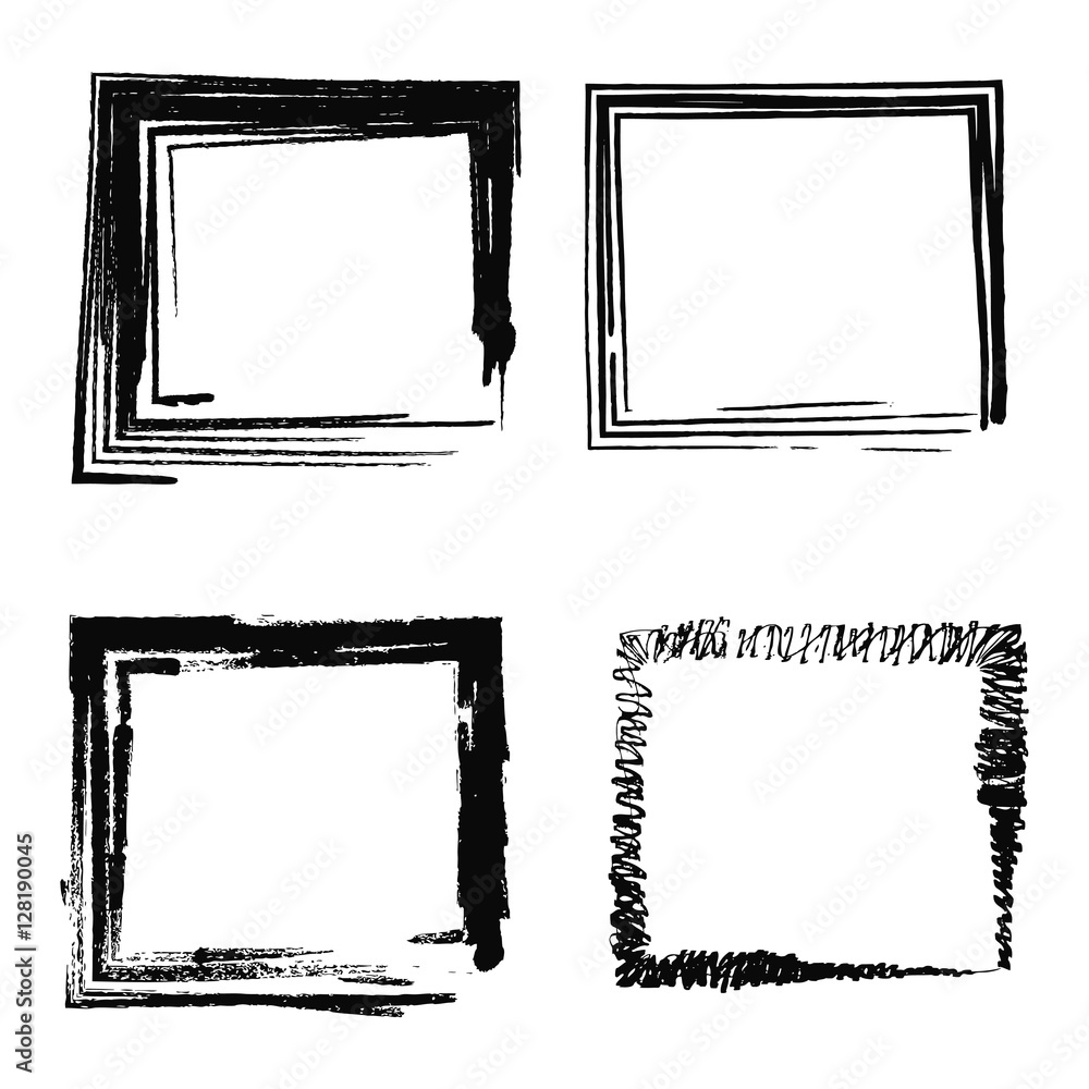 Poster set abstract picture frames