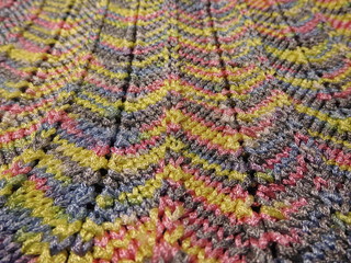 Knitted texture. Knitting. Yarn. Pattern.