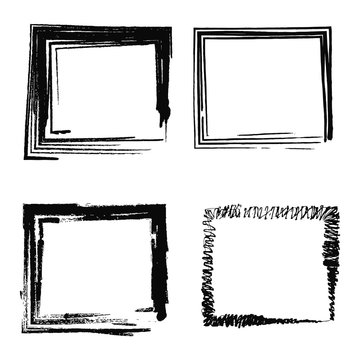 set abstract picture frames