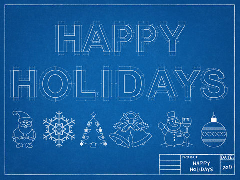 Happy Holidays 2017 - Blueprint