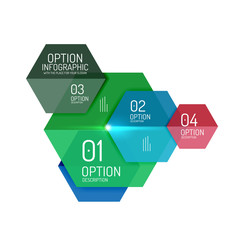 Infographic banner layouts