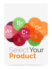 Option select infographic banner