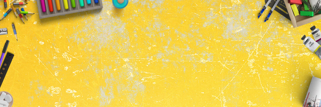 K&uuml;nstlerbedarf - Malsachen - Banner | Hintergrund