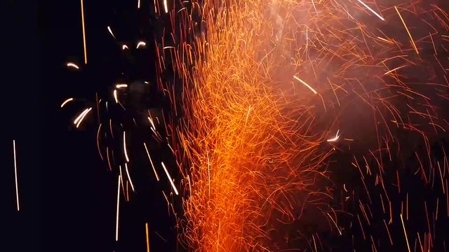 Feuerwerk an Silvester - Feuerwerksvulkan