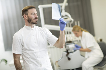 Fototapeta premium Dentist