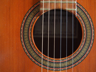 Obraz premium Cassa armonica di chitarra classica