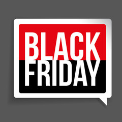Black Friday sale vector