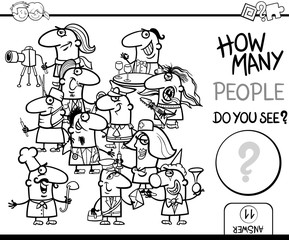 counting people coloring page