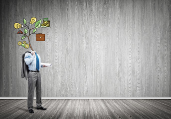 Fototapeta premium He knows how to earn money