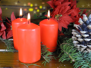 Weihnachtsdekoration 3. Advent