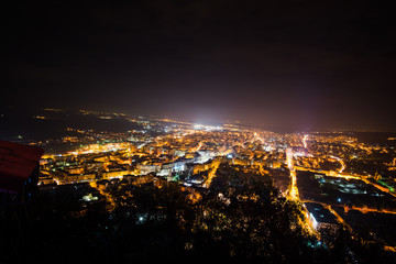 Fototapeta na wymiar Deva city by night