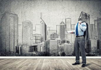 Man of engineering profession