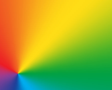 Abstract Radial Gradient Rainbow Background