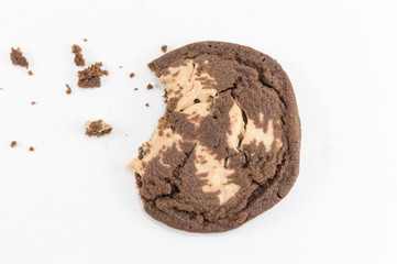 Chocolate chip brown cookie