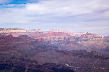 Fototapeta na wymiar Diving into an amazing view over Grand Canyon, National Park, Colorado, USA