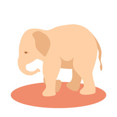 elephant vector illustration style Flat