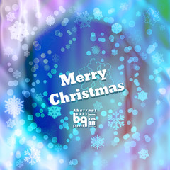 Abstract background snowflakes Merry Christmas