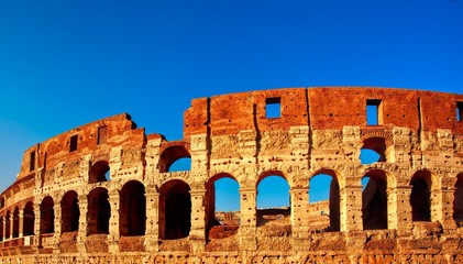 Fototapeta premium Great Colosseum in Rome, Italy, Europe.